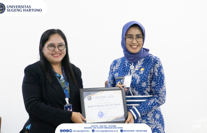 Attending the Technovation Seminar at Universitas Sugeng Hartono, Astrid Widayani Encourages Students to Master Digital Skills